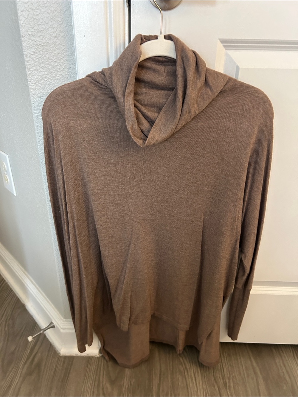 The Impeccable Pig Taupe Brown Turtleneck Sweater